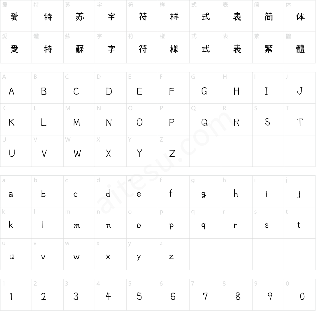 Xim Sans Conlang