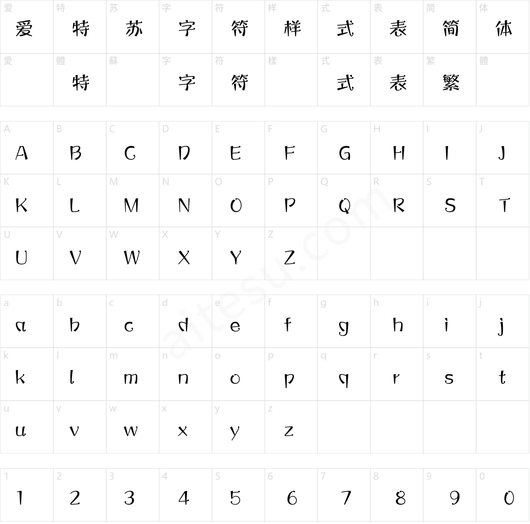 方正宝城体 简 Medium