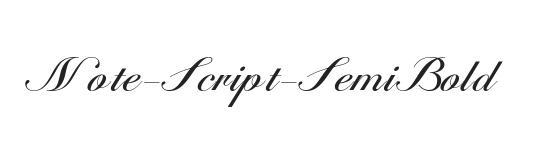 Note Script SemiBold